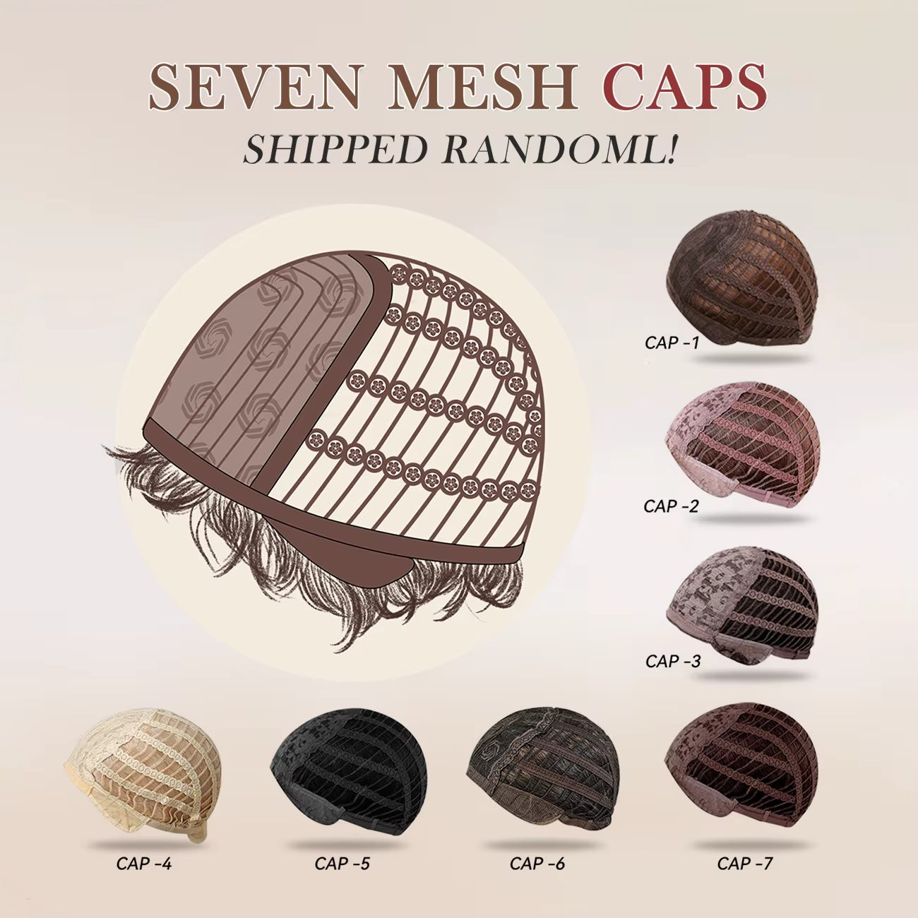 24-Inch Mixed Brown Synthetic Hair with Bangs | Layered Fashion Wig, Suitable for Women, Ideal for Daily Wear, Holidays, and Family Gatherings | Brand: DOFAMI